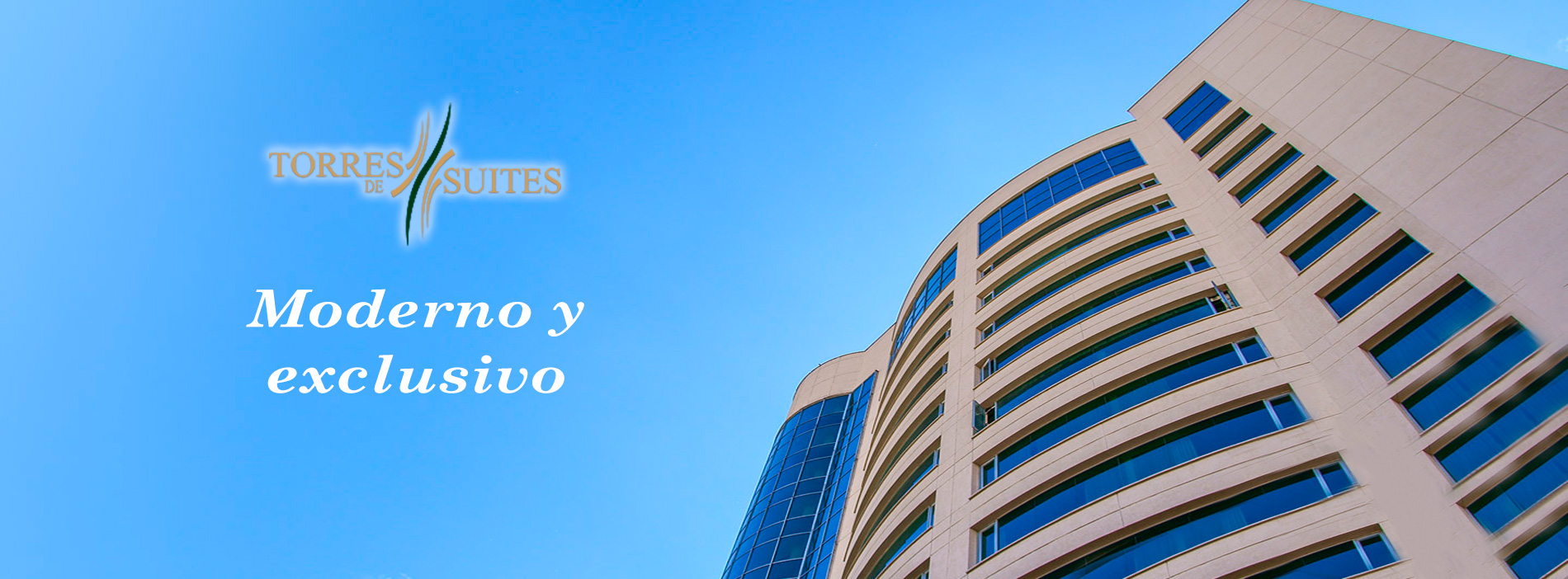 Edificio torres de suites moderno